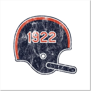 Chicago Bears Year Founded Vintage Helmet Posters and Art